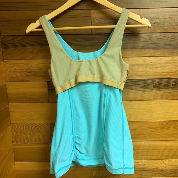 Lululemon Whole Hearted Tank Heathered Angel Blue - Picture 7 of 16